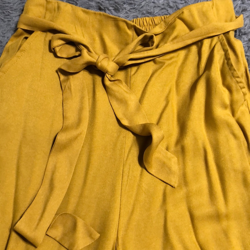 Mustard yellow palazzo pant